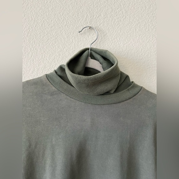 NWT RETROFETE Desreen Asymmetrical Sweater Dress in Army Green Women's Size XS - Picture 5 of 16